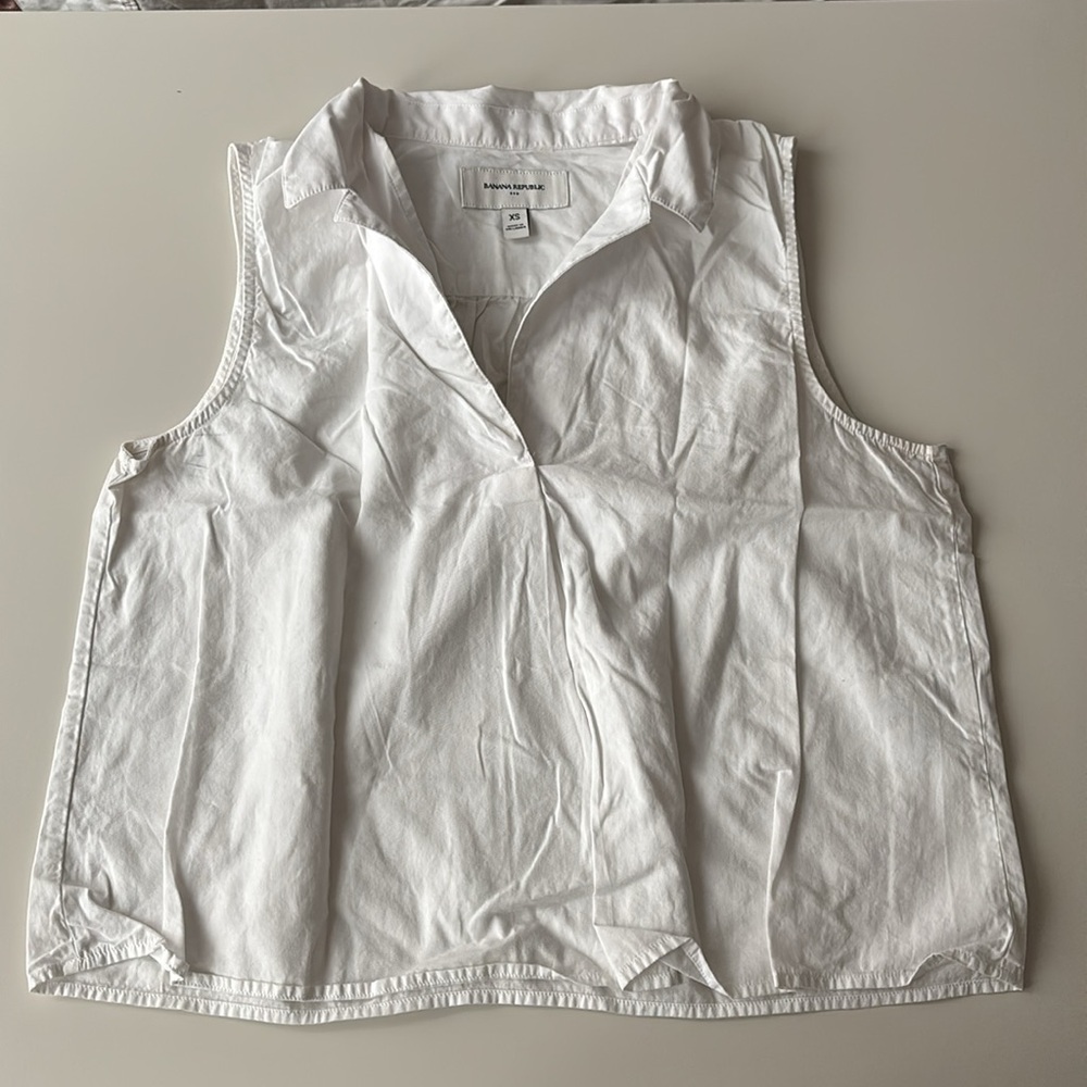 Banana Republic Poplin Top